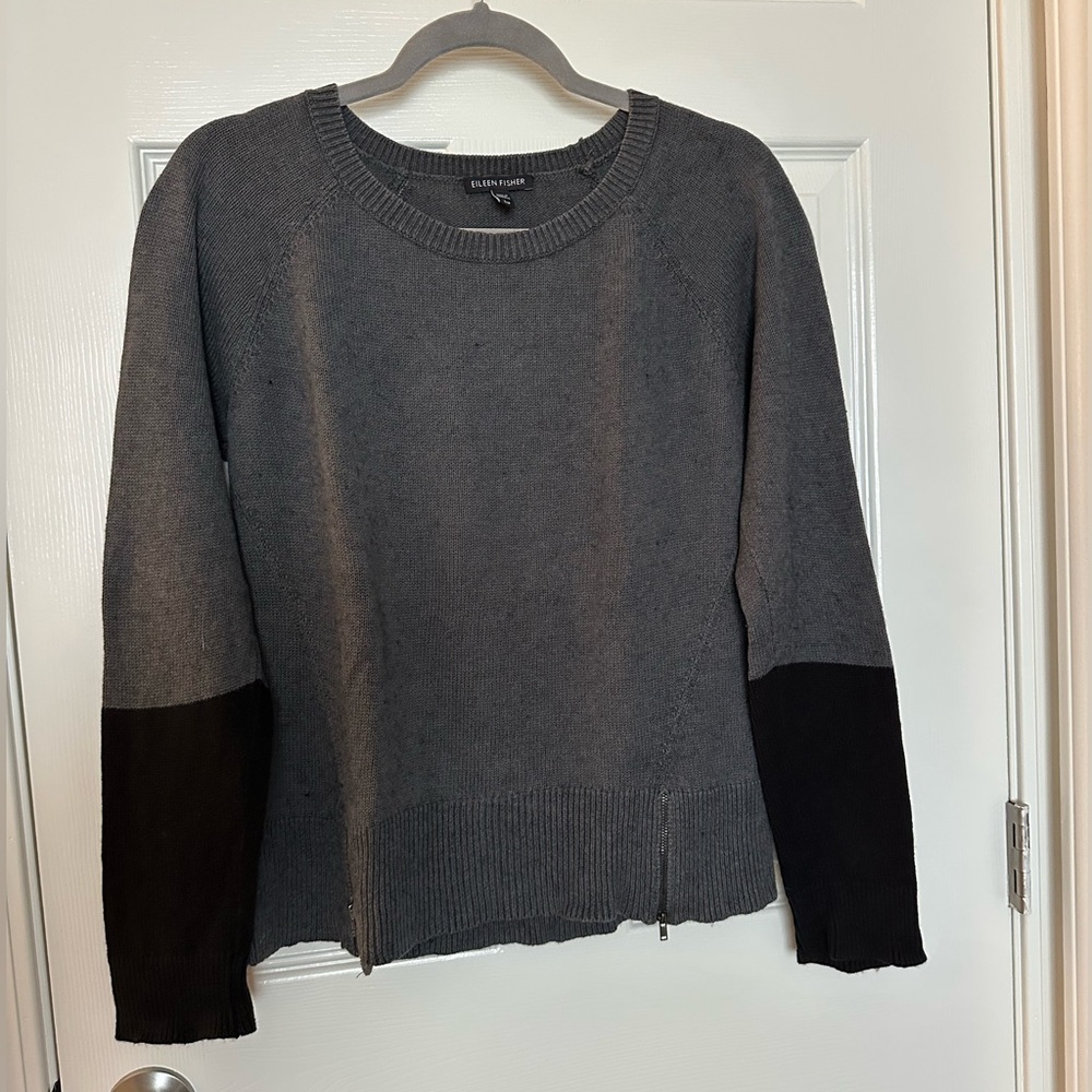 Eileen Fisher Organic Cotton & Cashmere Sweater
